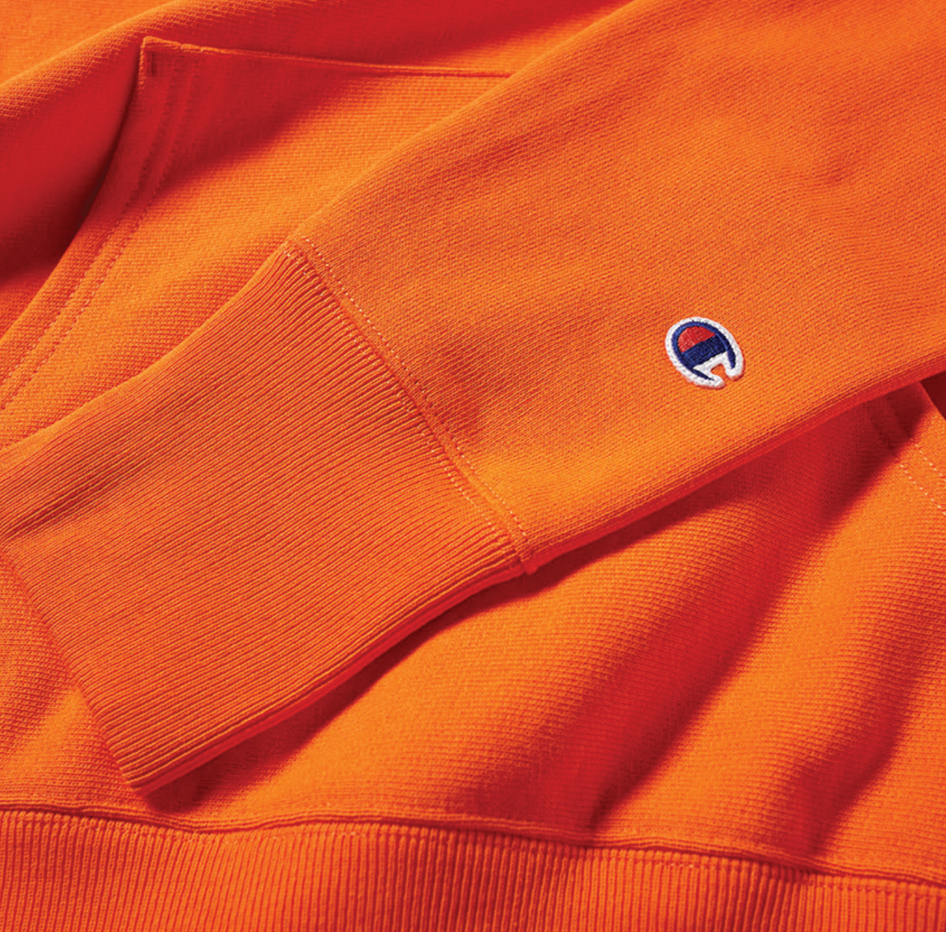 Champion Hooded Sweatshirt Orange 210966 OS005 ORG