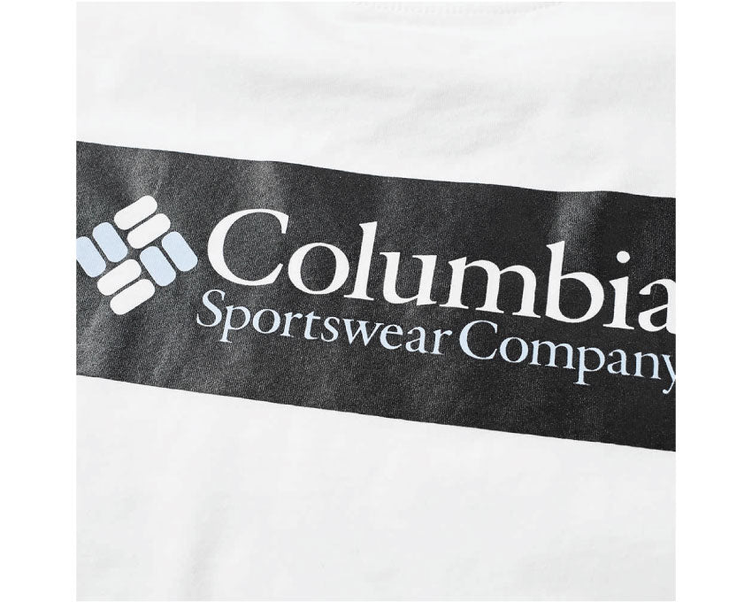 Columbia North Cascades Short Sleeve Tee White / Black XO2823 100