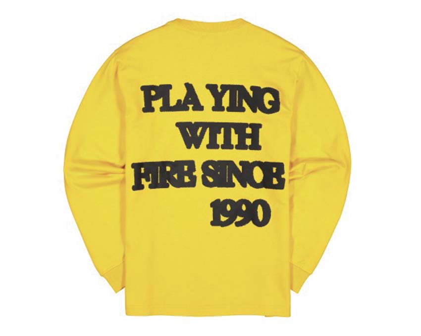 Converse ASAP Nast LS Tee Yellow Black 10020225-A01