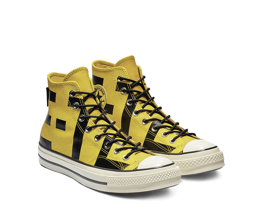 Converse Chuck 70 GORE-TEX Leather High Top Bold Citron Black Egret 163226C
