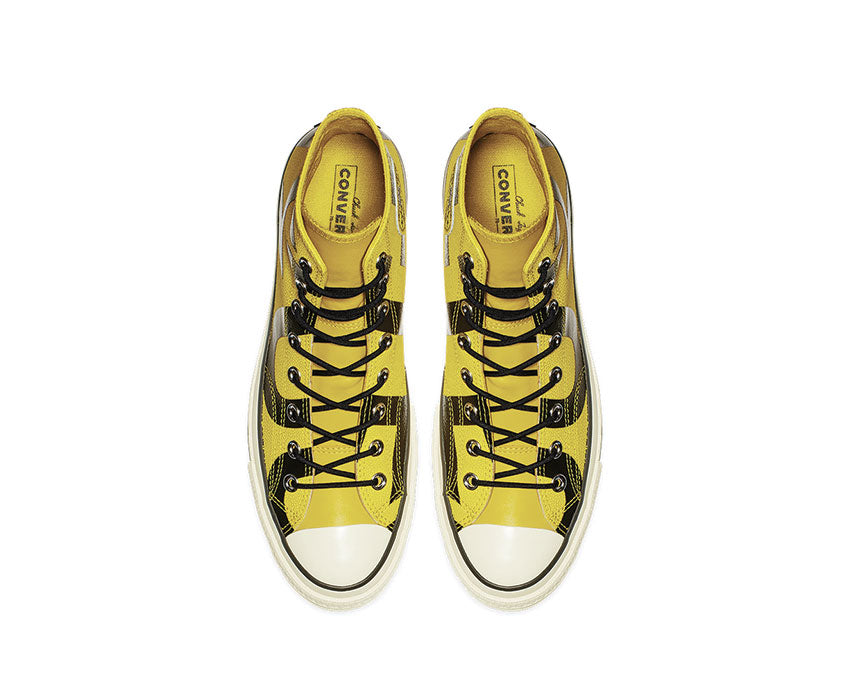 Converse Chuck 70 GORE-TEX Leather High Top Bold Citron Black Egret 163226C