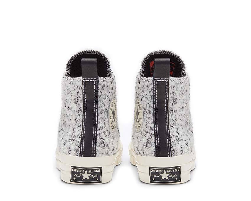 Converse Chuck 70 Hi Boucle Wool White / Black / Egret 166132C