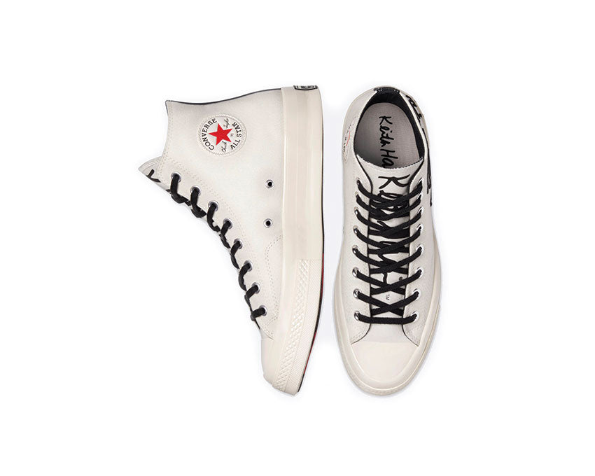 Converse Chuck 70 Hi Egret / Black / Red / Light Bone 171858C