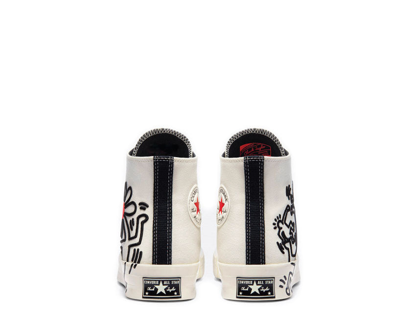 Converse Chuck 70 Hi Egret / Black / Red / Light Bone 171858C