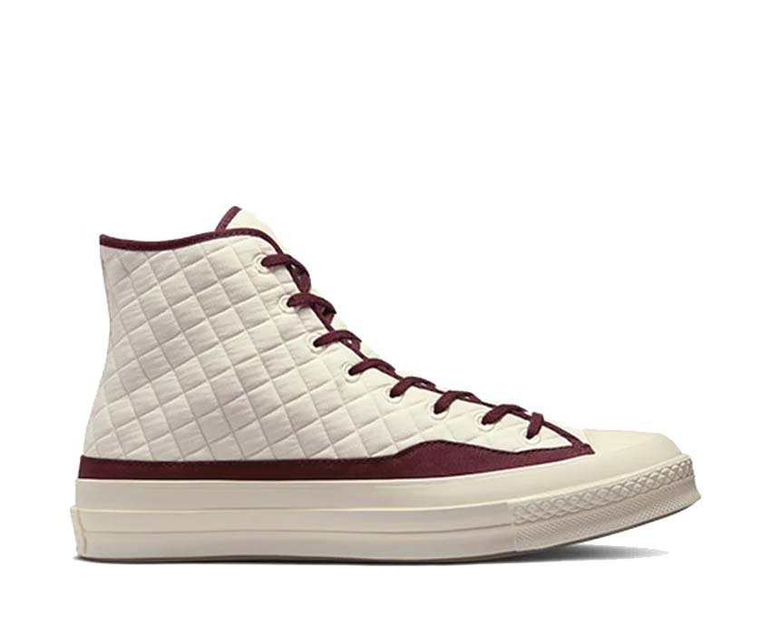 Converse Chuck 70 Hi Egret / Dark Beetroot A01400C