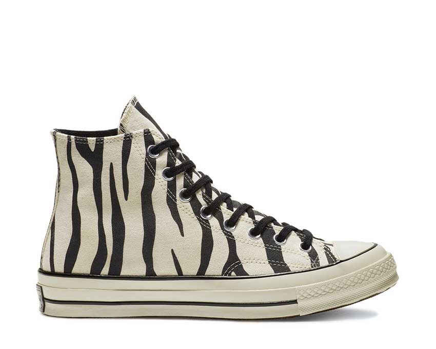 Converse Chuck 70 Print Hi Greige Black Egret 163408C