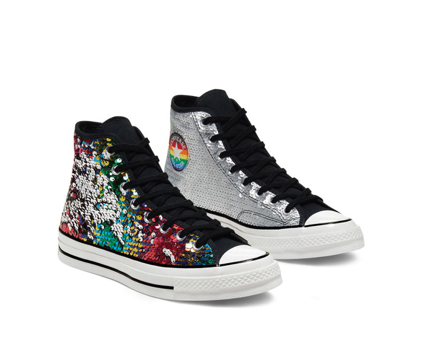 Converse Chuck 70 High Top Pride White / Black / University Red 167755C