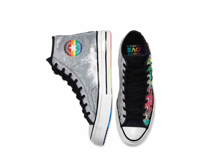 Converse Chuck 70 High Top Pride White / Black / University Red 167755C