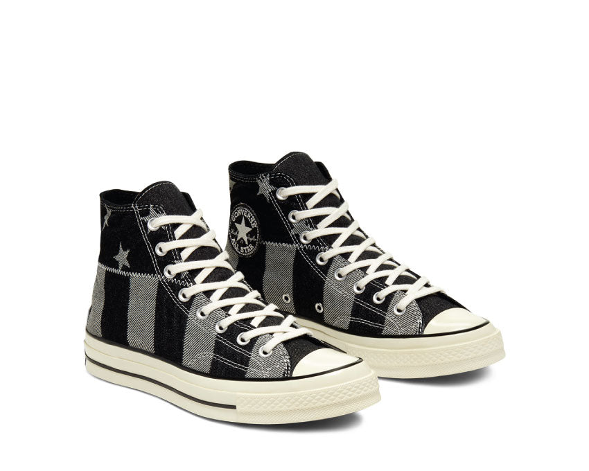 Converse Chuck 70 High Top Stars And Stripes Black / White / Egret 167709C