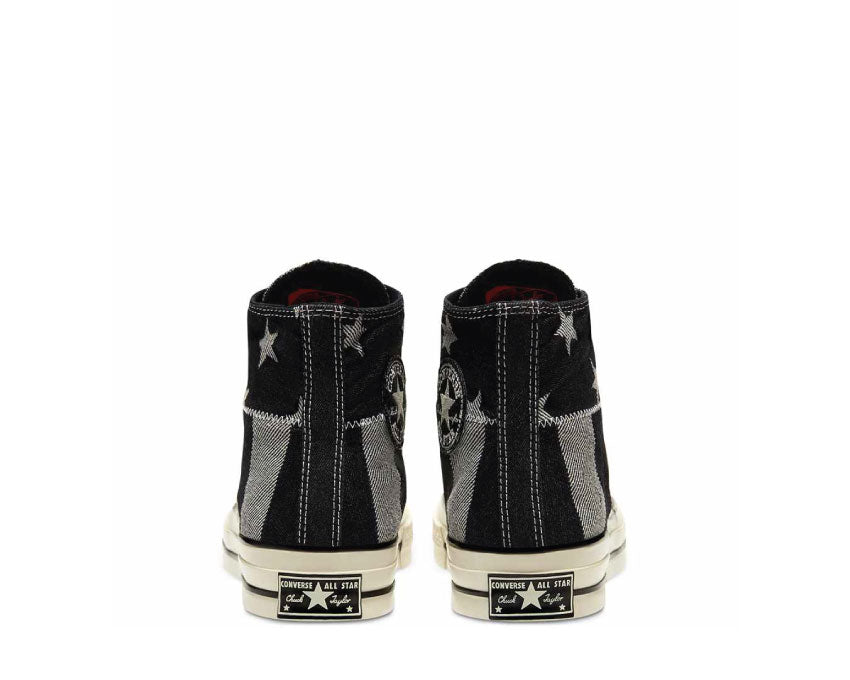 Converse Chuck 70 High Top Stars And Stripes Black / White / Egret 167709C