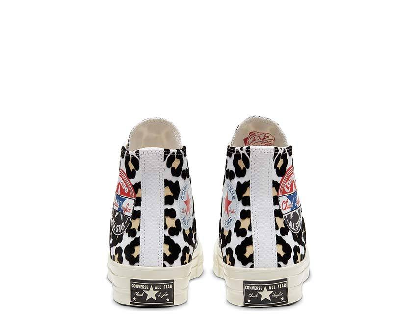 Converse Chuck 70 Logo Play Hi White / Black - Desert Ore 166748C