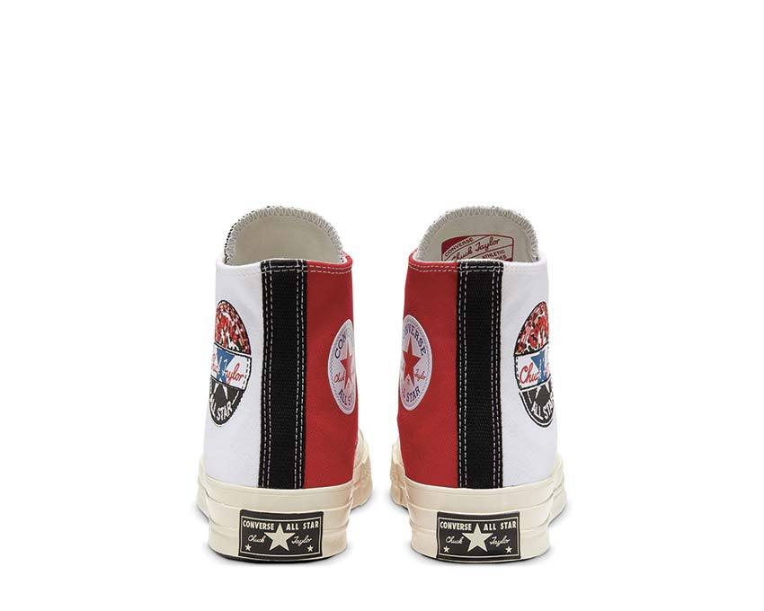 Converse Chuck 70 Logo Play Hi White / University Red - Rush Blue 166747C