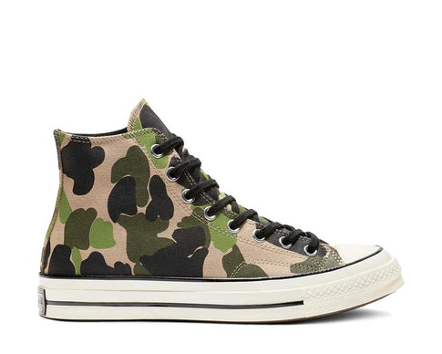 Converse Chuck 70 Print Hi Candied Ginger Piquant Green 163407C