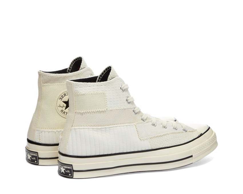 Converse CT70's Mono Patchwork Antique White / Egret / Black 167139C