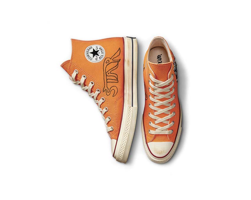 Converse Come Tees Chuck 70 Sun Orange / Egret / Black A01762C