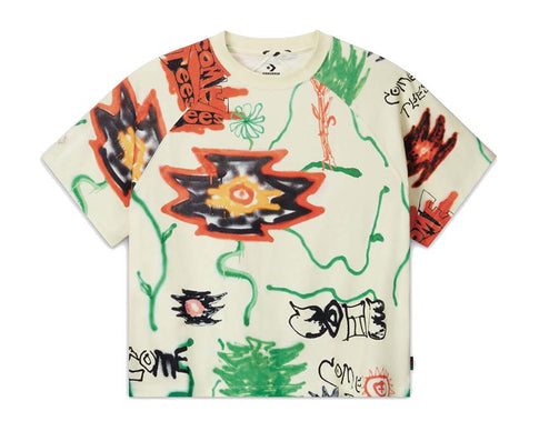 Converse Come Tees Triangle Floral T-Shirt 10023506-A01