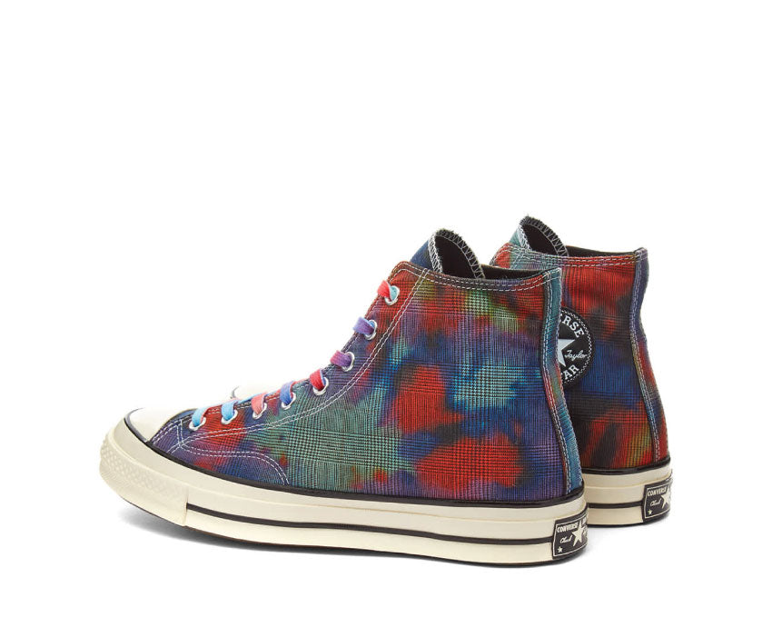 Converse CT 70 Hi Tie Dye Plaid Mint / Cactus Flower / Dewberry 168752C