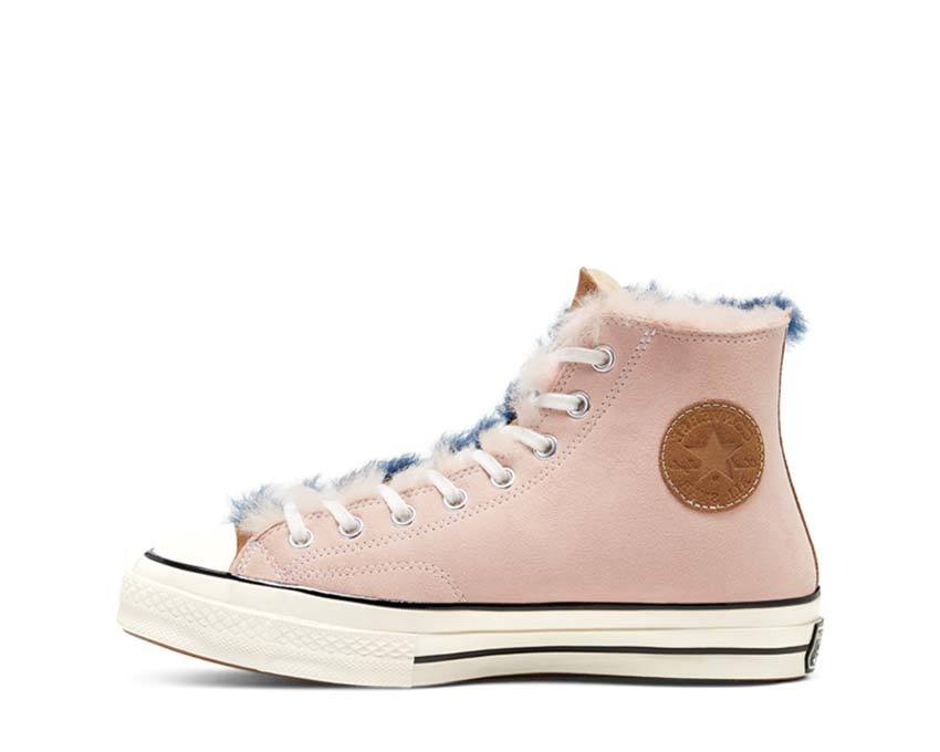 Converse Chuck 70 Hi Navy Blue / Baby Pink / Egret 166319C