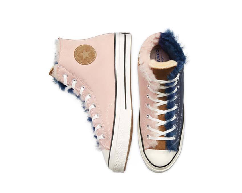 Converse Chuck 70 Hi Navy Blue / Baby Pink / Egret 166319C