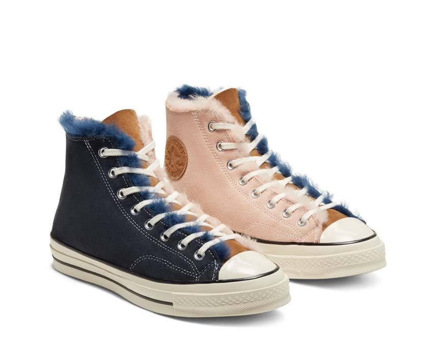 Converse Chuck 70 Hi Navy Blue / Baby Pink / Egret 166319C