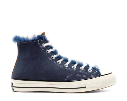 Converse Chuck 70 Hi Navy Blue / Baby Pink / Egret 166319C
