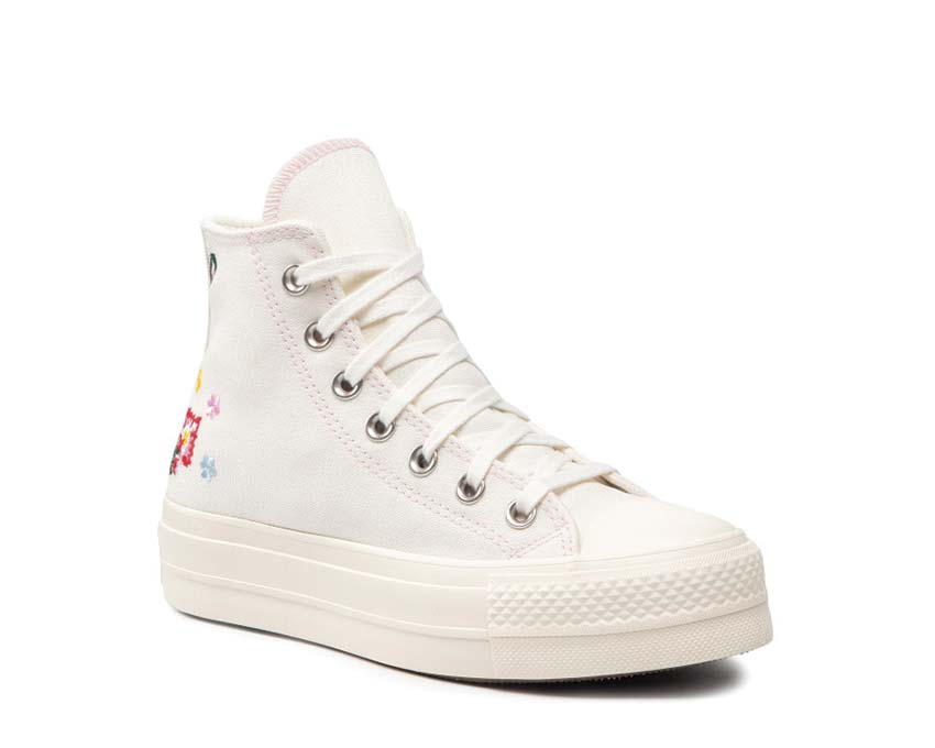 Converse CTAS Lift Hi Black / Egret / Pink / Khaki A02198C