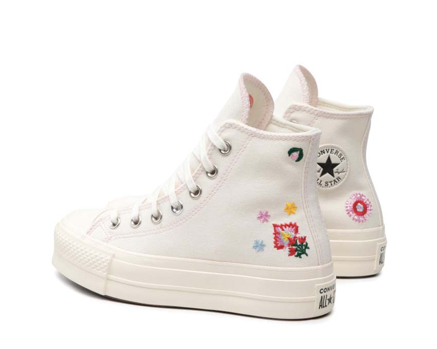 Converse CTAS Lift Hi Black / Egret / Pink / Khaki A02198C