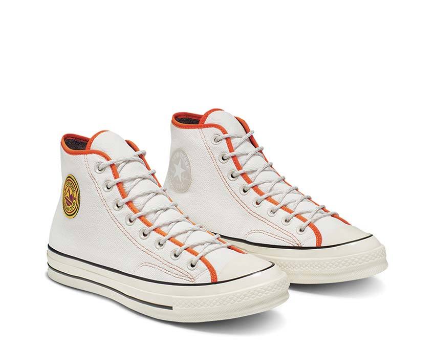 Converse East Village Explorer Chuck 70 High Top Pale Putty / Campfire Orange 165927C