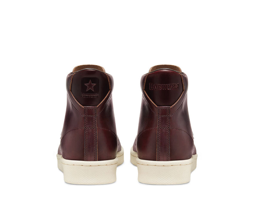 Converse X Horween Pro Leather High Top Ganache Egret Black 168750C