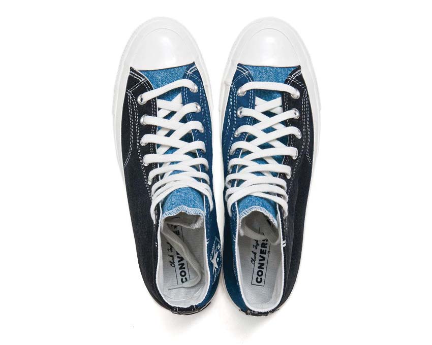 Converse Renew Denim Tri-Panel Chuck 70 Dark Denim / Light Denim / Egret 166286C