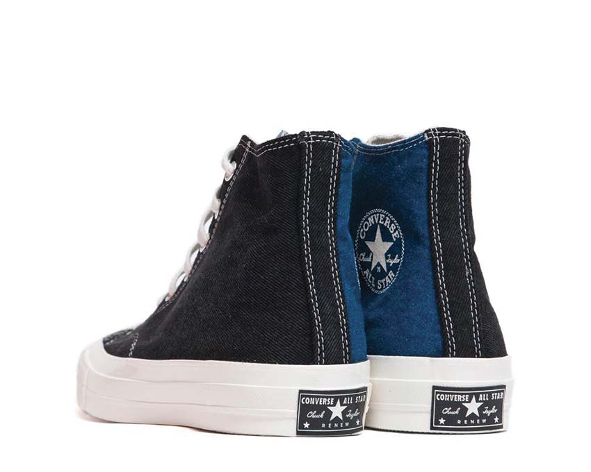 Converse Renew Denim Tri-Panel Chuck 70 Dark Denim / Light Denim / Egret 166286C
