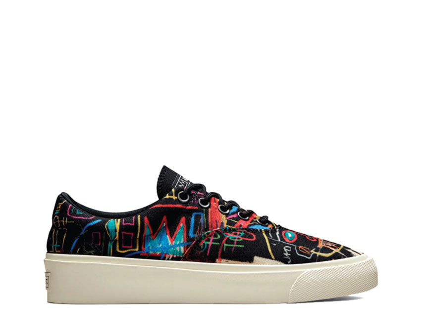 Converse Skidgrip Ox X Basquiat Black / Multi / Egret 172584C
