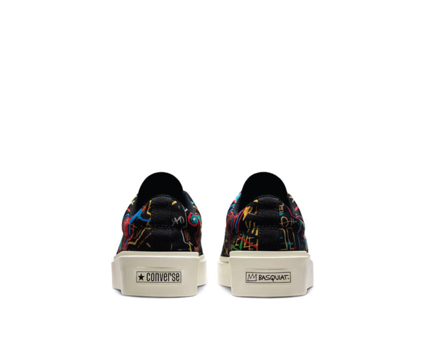 Converse Skidgrip Ox X Basquiat Black / Multi / Egret 172584C