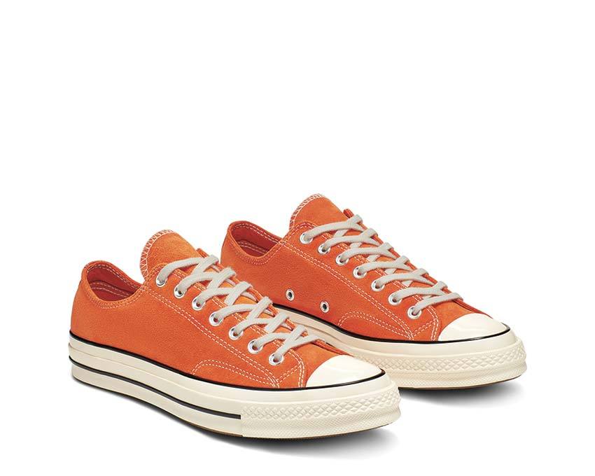 Converse Suede Chuck 70 Low Top Campfire Orange / Black / Egret 166217C