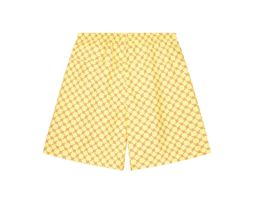 Daily Paper Kali Shorts Yellow / Red Monogram 2111148