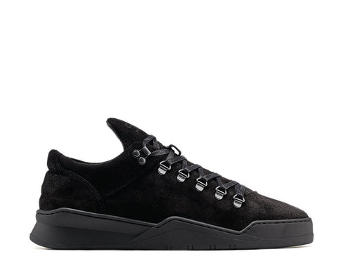 Filling Pieces Mountain Cut Ghost Waxed Suede All Black 2962259