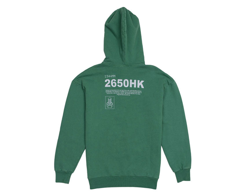 Han Kjobenhavn Artwork Hoodie Green M-130068