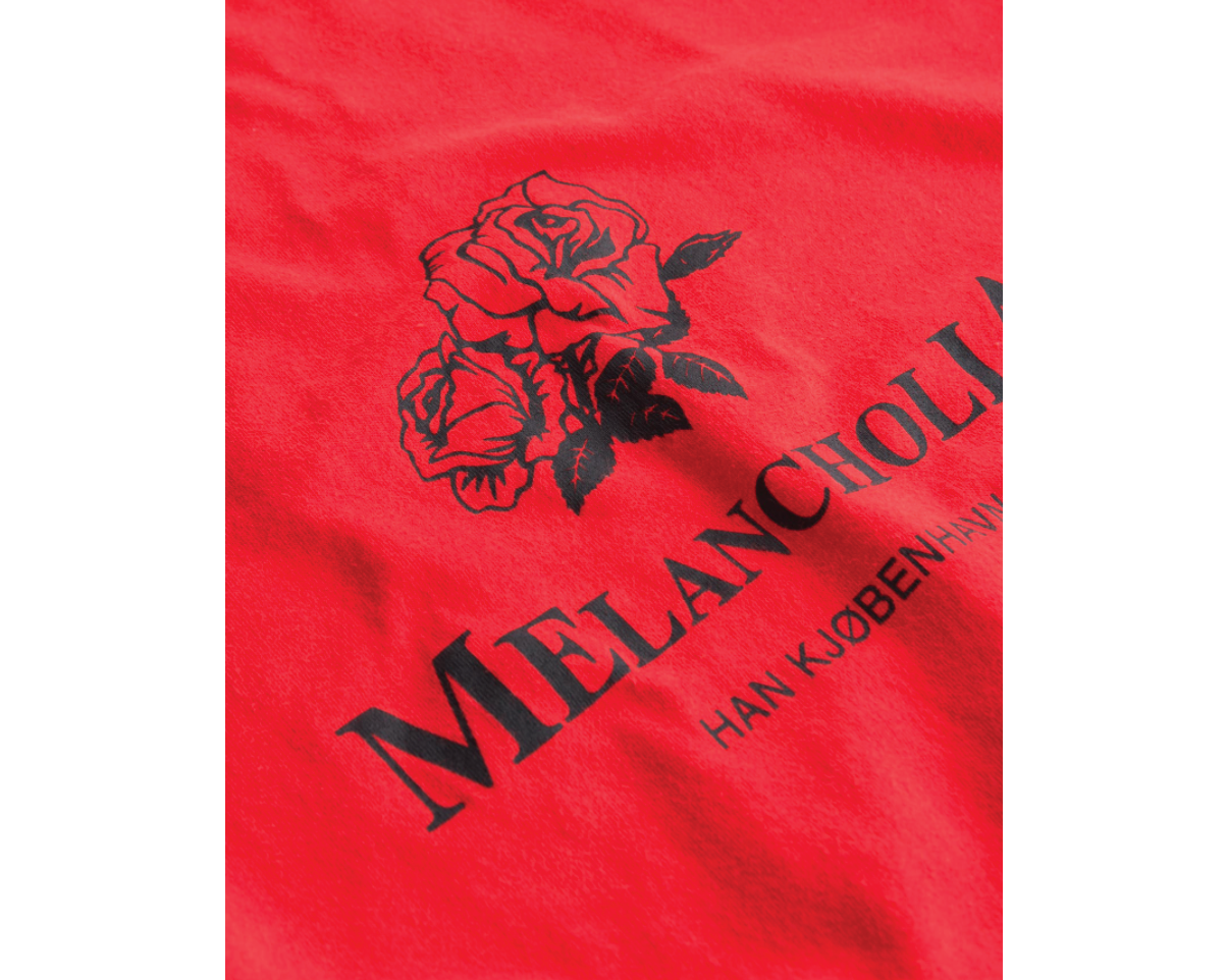 Han Kjobenhavn Boxy Tee Red M-130658