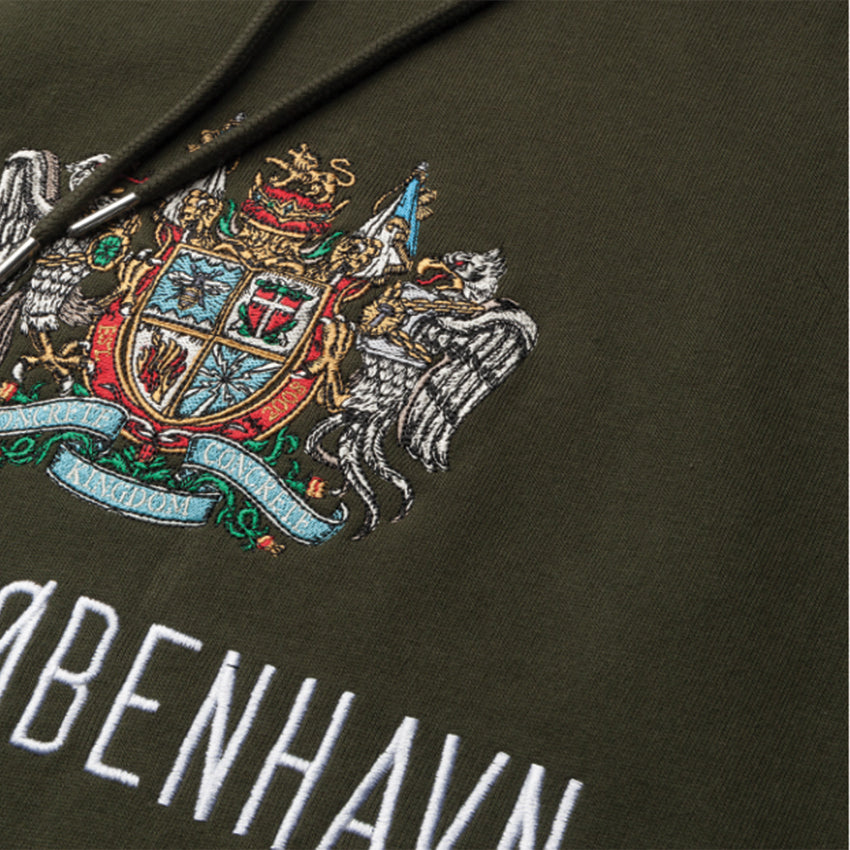 HAN KJØBENHAVN Bulky Hoodie Army