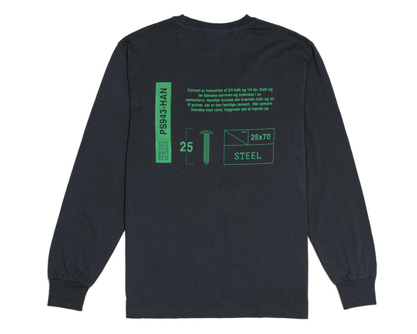 Han Kjobenhavn Artwork Tee Faded Black M-130081