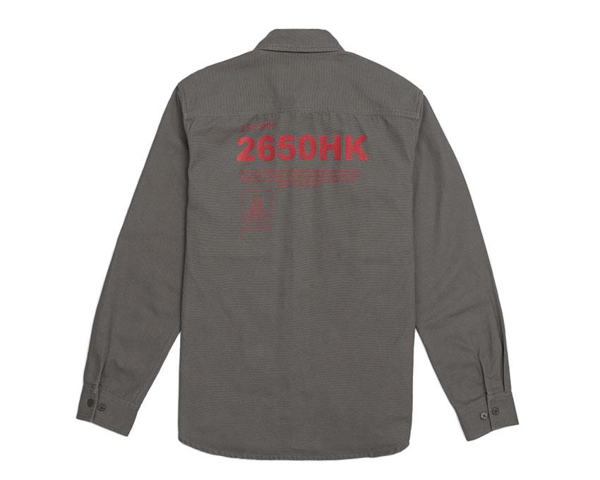 Han Kjobenhavn Garden Shirt Green Canvas M-130038