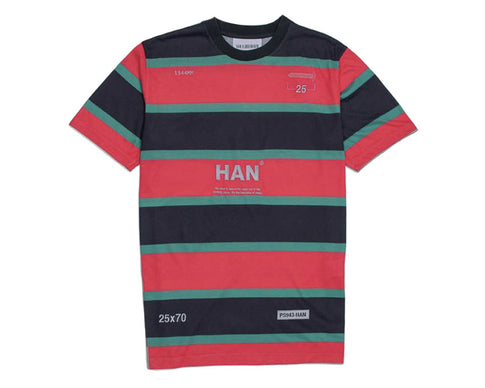 Han Kjobenhavn Artwork Tee Heavy Stripes M-130090