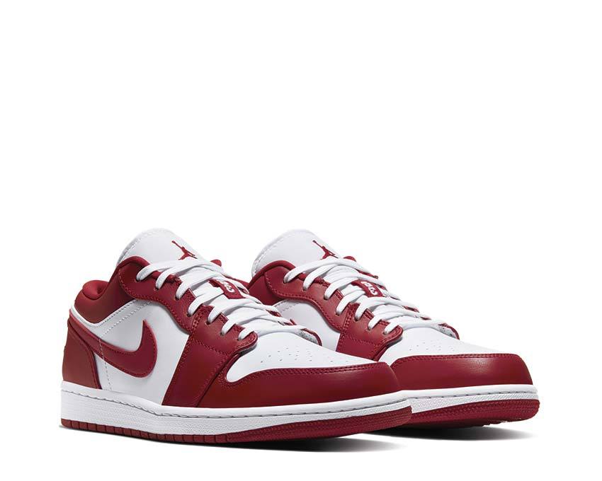 Air Jordan 1 Low Gym Red / Gym Red - White 553558-611