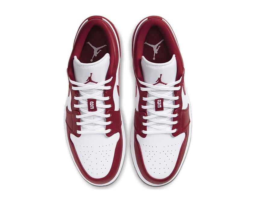 Air Jordan 1 Low Gym Red / Gym Red - White 553558-611