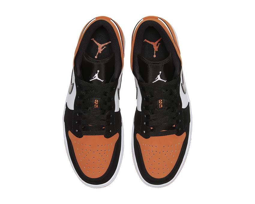 Air Jordan 1 Low White / Black - Starfish 553558-128