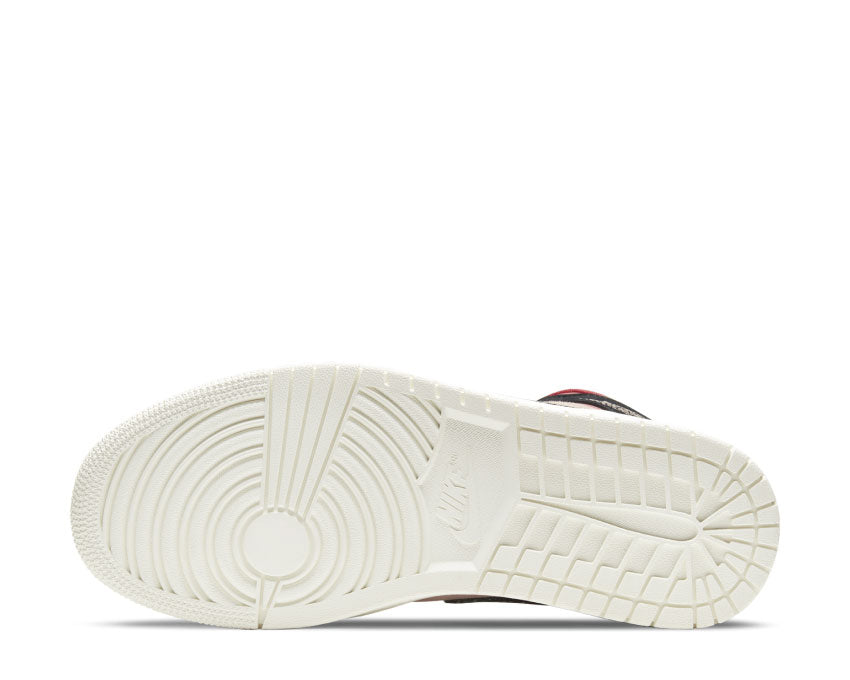 Jordan 1 Mid Particle Grey / Black - Canyon Rust BQ6472-202