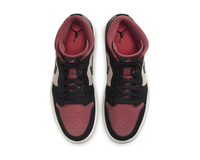 Jordan 1 Mid Particle Grey / Black - Canyon Rust BQ6472-202