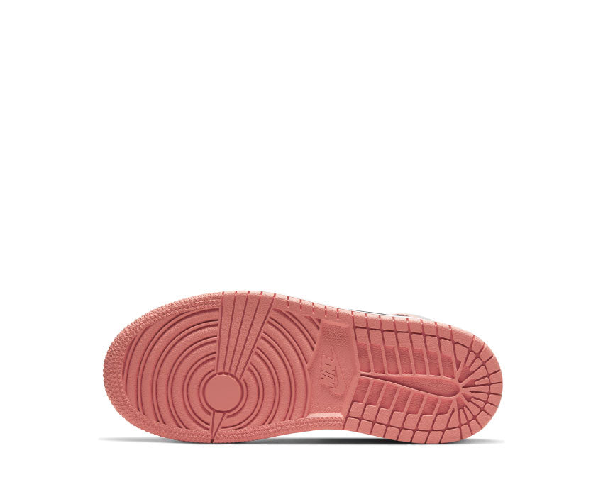 Jordan 1 Mid PS Pink Quartz / DK Smoke Grey - White 640737-603