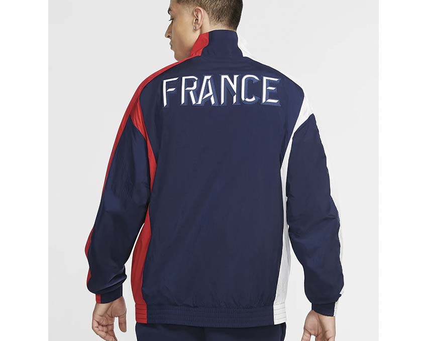 Jordan X France College Navy / White - University Red - White CT2191-419