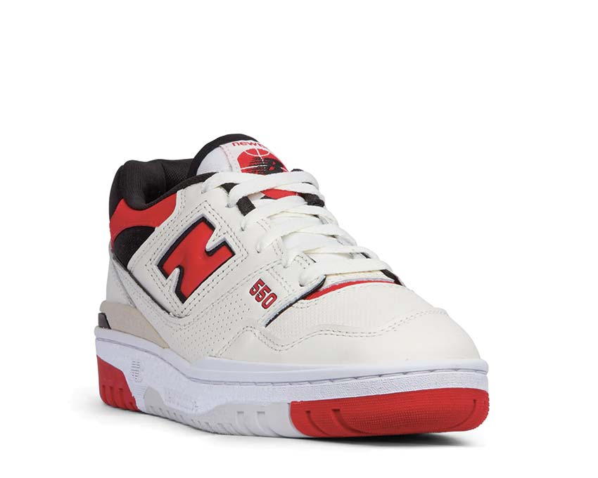 New Balance 550 Sea Salt / True Red BB550VTB